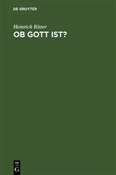 Book cover of Ob Gott ist? (2nd ed.) by Heinrich Ritter