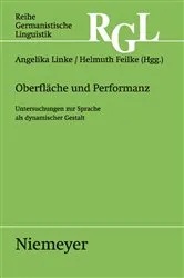 Book cover of Oberfläche und Performanz by Unknown