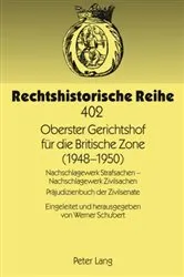 Book cover of Oberster Gerichtshof fuer die Britische Zone (1948-1950) by Werner Schubert