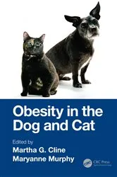Book cover of Obesity in the Dog and Cat by Martha G. Cline