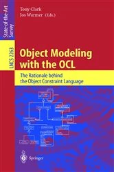 Book cover of Object Modeling with the OCL by Tony Clark