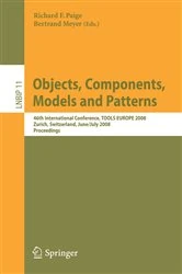 Book cover of Objects, Components, Models and Patterns by Richard F. Paige