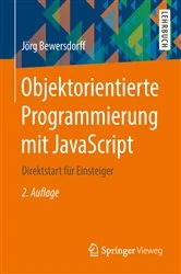 Book cover of Objektorientierte Programmierung mit JavaScript (2nd ed.) by Jörg Bewersdorff