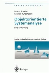 Book cover of Objektorientierte Systemanalyse (2nd ed.) by Martin Schader
