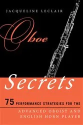Book cover of Oboe Secrets by Jacqueline Leclair