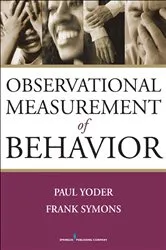 Book cover of Observational Measurement of Behavior by Paul Yoder
