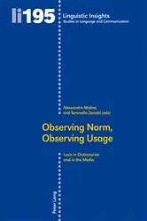 Book cover of Observing Norm, Observing Usage by Maurizio Gotti