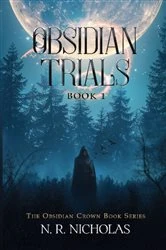 Book cover of Obsidian Trials by Nina R Nicholas