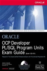 Book cover of OCP Developer PL/SQL Program Units Exam Guide by Steve O'Hearn