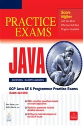Book cover of OCP Java SE 6 Programmer Practice Exams (Exam 310-065) by Bert Bates