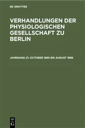 Book cover of October 1895 bis August 1896 by Unknown