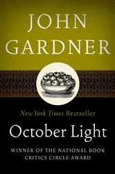 Book cover of October Light by John Gardner
