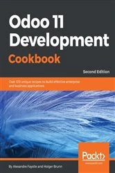Book cover of Odoo 11 Development Cookbook (2nd ed.) by Holger Brunn