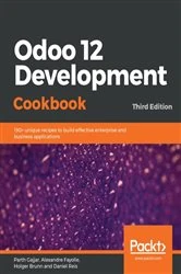 Book cover of Odoo 12 Development Cookbook by Parth Gajjar