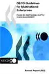 Book cover of OECD Guidelines for Multinational Enterprises 2002 by OECD Publishing