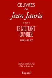 Book cover of Oeuvres tome 4 by Jean Jaurès