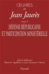 Book cover of Oeuvres Tome 8 by Jean Jaurès