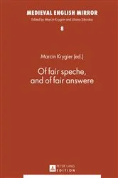 Book cover of Of fair speche, and of fair answere by Marcin Krygier