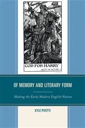 Book cover of Of Memory and Literary Form by Kyle Pivetti