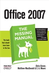 Book cover of Office 2007: The Missing Manual by Chris Grover
