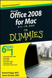 Book cover of Office 2008 for Mac All-in-One For Dummies by Geetesh Bajaj