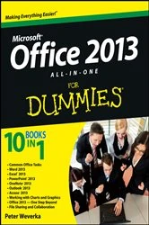 Book cover of Office 2013 All-in-One For Dummies by Peter Weverka