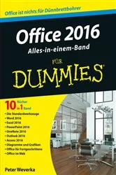 Book cover of Office 2016 für Dummies Alles-in-einem-Band by Peter Weverka