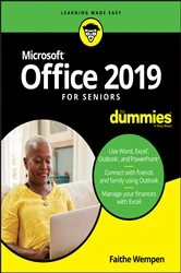 Book cover of Office 2019 For Seniors For Dummies by Faithe Wempen