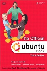 Book cover of Official Ubuntu Book, The (3rd ed.) by Hill Benjamin Mako