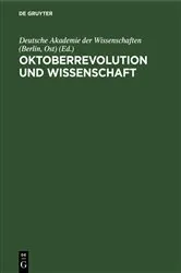Book cover of Oktoberrevolution und Wissenschaft by Ost) Deutsche Akademie der Wissenschaften (Berlin