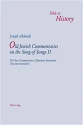 Book cover of Old Jewish Commentaries on «The Song of Songs» II by Joseph Alobaidi