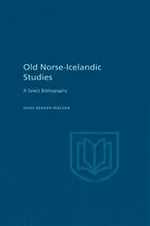 Book cover of Old Norse-Icelandic Studies by Unknown
