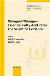 Book cover of Omega-6/Omega-3 Essential Fatty Acid Ratio: The Scientific Evidence by A.P. Simopoulos