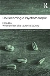 Book cover of On Becoming a Psychotherapist by Windy Dryden