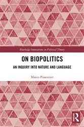 Book cover of On Biopolitics by Marco Piasentier