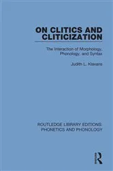 Book cover of On Clitics and Cliticization by Judith L. Klavans