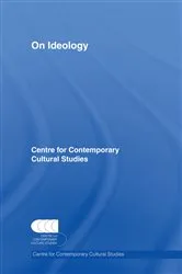 Book cover of On Ideology by CCCS