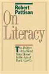 Book cover of On Literacy by Robert Pattison