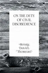 Book cover of On the Duty of Civil Disobedience by Unknown