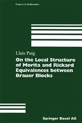 Book cover of On the Local Structure of Morita and Rickard Equivalences between Brauer Blocks by Unknown