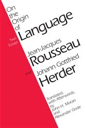 Book cover of On the Origin of Language by Jean-Jacques Rousseau