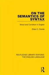 Book cover of On the Semantics of Syntax by Eirian Davies