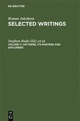 Book cover of On Verse, Its Masters and Explorers by Stephen Rudy