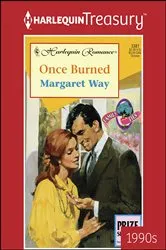 Book cover of ONCE BURNED by Unknown