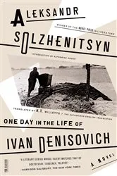 Book cover of One Day in the Life of Ivan Denisovich by Aleksandr Solzhenitsyn