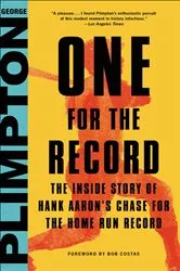 Book cover of One for the Record by George Plimpton