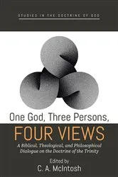 Book cover of One God, Three Persons, Four Views by C. A. McIntosh