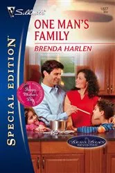 Book cover of One Man's Family by Brenda Harlen