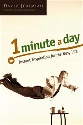 Book cover of One Minute a Day by Dr.  David Jeremiah