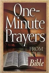Book cover of One-Minute Prayers from the Bible by Hope Lyda
